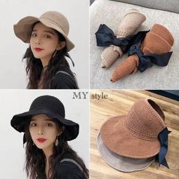 遮陽帽.漁夫帽.大帽檐遮臉漁夫帽女夏季韓版百搭出游遮陽帽防曬草編太陽帽子薄款 歷史價格詳細信息