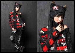 ＊mini &amp;amp; PUNK LOLO＊龐克個性街頭-銀河光速戰記光輪盔甲鉚釘個性背心 (Y-451)PUNK LOLITA 歷史價格詳細信息