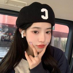 貝雷帽女春夏薄款透氣日系復古時尚網紅氣質黑色愛心畫家帽顯臉小#促銷 #現貨 #可開發票 歷史價格詳細信息