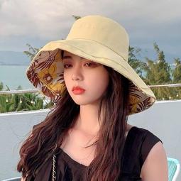 遮陽帽子女韓版網紅潮百搭防曬遮臉太陽漁夫帽戶外大簷貝殼空頂帽 歷史價格詳細信息