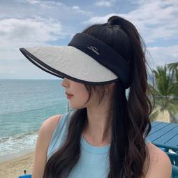 防晒帽大帽檐遮陽帽子女夏季韓版潮漁夫帽防紫外線太陽帽騎車遮臉防曬帽  现货 歷史價格詳細信息