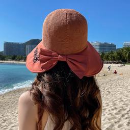 夏天大沿遮陽帽 韓版日系雙層遮臉防曬太陽帽 雙面小雛菊漁夫帽女-雙喜生活館 歷史價格詳細信息