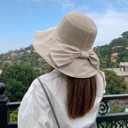 日本黑膠防曬大檐帽女夏季遮陽空頂帽UPF50防紫外線半空頂遮陽帽  滿300發貨 歷史價格詳細信息