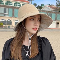 太陽帽時尚歐根紗遮陽帽旅行出游沙灘大檐帽防曬初夏新款 歷史價格詳細信息