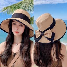 防曬帽女款春秋防紫外線帽子2023新款遮臉夏空頂太陽帽騎車遮陽帽 歷史價格詳細信息