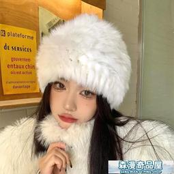 森漫奇品屋毛毛帽子 保暖帽子   兔毛絨漁夫帽子冬天毛茸茸顯臉小水桶帽洋氣減齡上檔次氣質盆帽潮    集 歷史價格詳細信息