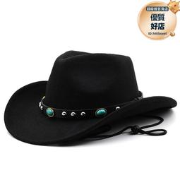 西部牛仔帽男女時尚毛呢禮帽民族風藏族牛仔帽款 cowboy hat 歷史價格詳細信息