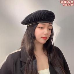 韓版潮氣質優雅羊毛呢貝雷帽秋冬女復古英倫黑羽毛空姐小禮帽帽子 歷史價格詳細信息