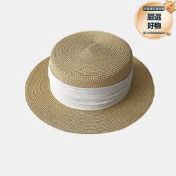 草帽夏季優雅開叉蝴蝶結漁夫帽布草拼接大檐遮陽帽太陽帽可折疊草帽潮 新品 歷史價格詳細信息