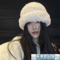 大頭圍冷帽女冬季顯臉小保暖毛絨黑色堆堆帽網紅新款毛絨包頭帽子#促銷 #現貨 #可開發票 歷史價格詳細信息