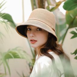 草帽防曬遮陽帽-夏季時尚優雅大帽簷女帽子母親節禮物5色73rp80【巴黎精品】 歷史價格詳細信息
