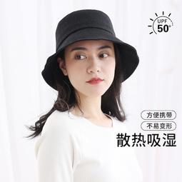 和紙防曬帽子女早春夏季漁夫帽卷沿珍珠遮陽帽2022新款太陽帽 歷史價格詳細信息