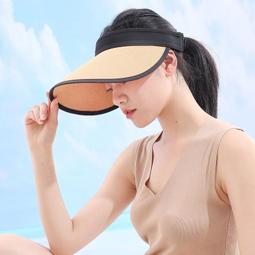 防曬帽百搭空頂帽遮臉帽子女23新款可疊草帽遮臉防紫外線 歷史價格詳細信息