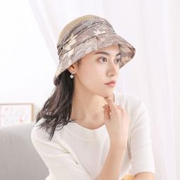 【防紫外線】赫本風高級感時尚草帽春夏防曬遮陽帽女士遮臉平頂帽 歷史價格詳細信息