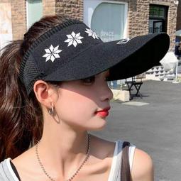 空頂防曬帽夏季帽子女薄款黑膠大帽簷遮陽帽防紫外線太陽帽沙灘帽 歷史價格詳細信息