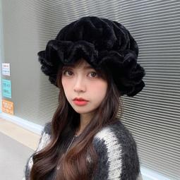帽子女秋冬季保暖毛絨漁夫帽韓版休閑百搭加厚加絨顯臉小鴨舌帽潮#促銷 #現貨 #可開發票 歷史價格詳細信息