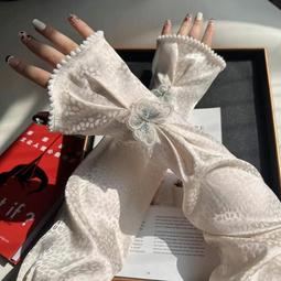 冰袖開車防曬手袖可調節護臂手套 女袖套 薄款冰絲夏季ins可愛騎車 歷史價格詳細信息