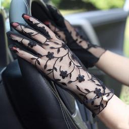 透氣冰絲防滑觸屏防曬手套(加贈多功能抓花苞頭髮夾) 歷史價格詳細信息