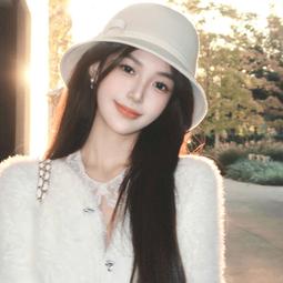 優雅秋冬女法式復古赫本小香黑色鍾型羊毛呢毛氈盆帽漁夫禮帽 歷史價格詳細信息