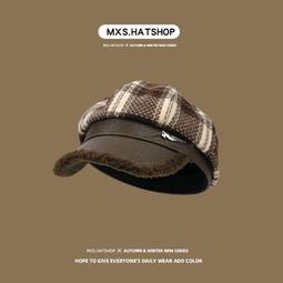 秋冬復古羊毛格紋髮箍加寬高顱頂粉棕色馬海毛手工壓發英倫風頭飾 歷史價格詳細信息