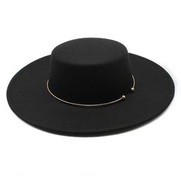 10cm大帽簷禮帽英倫優雅圓環型男女士時尚平頂毛呢帽 Fedora Hat 歷史價格詳細信息