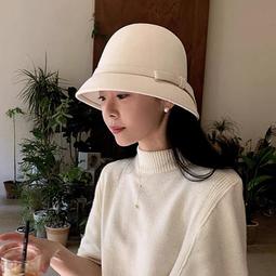 優雅秋冬女法式復古赫本小香黑色鍾型羊毛呢毛氈盆帽漁夫禮帽 歷史價格詳細信息