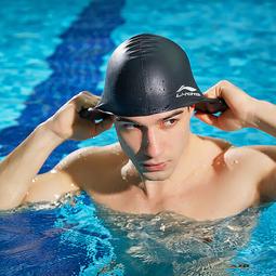 遊泳帽男士女士成人長發防水大號護耳不勒頭兒童專業防曬矽膠泳帽 歷史價格詳細信息