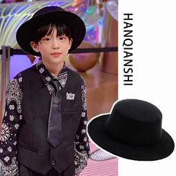 帽子女毛呢禮帽 兒童帽子公主帽男童禮帽秋冬季嬰兒羊毛呢漁夫帽 歷史價格詳細信息