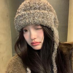 帽子女冬韓版百搭圍巾圍脖一體冬季騎車保暖護耳可愛毛絨毛線帽潮#促銷 #現貨 #可開發票 歷史價格詳細信息