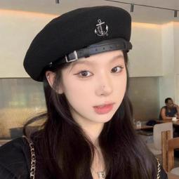 日系帽子女秋冬網紅黑色貝雷帽日係大頭圍遮臉漁夫帽時尚潮堆堆帽 麂皮絨 漁夫帽 顯臉小帽子 盆帽 冬季堆堆帽 歷史價格詳細信息