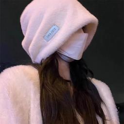 毛絨堆堆帽女顯臉小秋冬百搭保暖護耳月子帽大頭圍加厚包頭帽冷帽#促銷 #現貨 #可開發票 歷史價格詳細信息