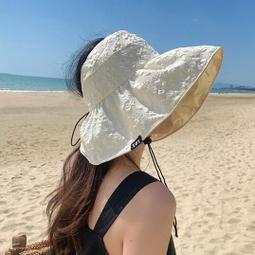 台灣現貨【帽】 遮陽帽 防曬帽 登山帽 草編空頂帽 防紫外線遮陽草帽 馬尾帽 韓版百搭防曬帽子 女髮箍鴨舌帽 歷史價格詳細信息