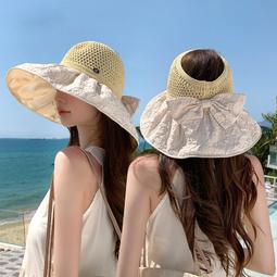 【現貨】夏季女士大簷遮臉防曬帽 抗UV護脖護臉 遮陽帽 沙灘帽 大檐帽 太陽帽 防紫外線帽 釣魚帽【VA951】 歷史價格詳細信息