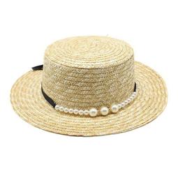 草帽 韩版春夏新款圆环顶多色宽织带遮阳防晒草帽出游度假沙滩网红草帽~熱銷 歷史價格詳細信息