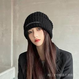顯臉小堆堆帽秋冬女2022新款純色時尚百搭抽繩款針織毛線冷帽潮#促銷 #現貨 #可開發票 歷史價格詳細信息