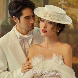 【好康】法式復古新娘主婚紗頭飾蓬蓬紗高級感婚禮白色頭紗長款結婚輕白紗 歷史價格詳細信息