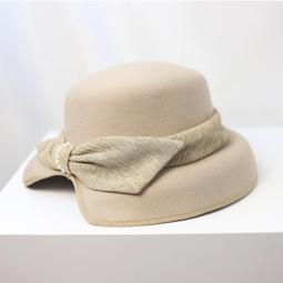 【好康】日系秋冬蕾絲包邊羊毛平頂禮帽女法式復古時尚優雅名媛毛呢爵士帽 歷史價格詳細信息