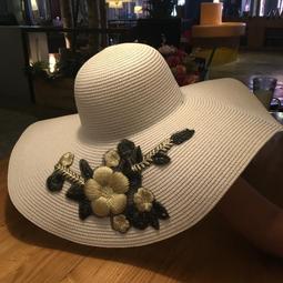 草帽女夏季防晒超大帽簷遮陽帽沙灘海邊度假太陽帽子可摺疊帽子潮-時尚女裝 歷史價格詳細信息