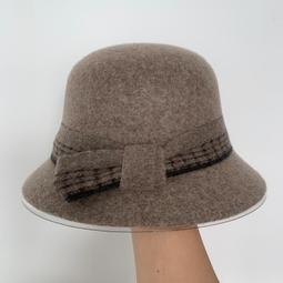 中老年媽媽帽子優雅女秋冬新款漁夫帽羊毛防寒保暖花瓣毛球小圓帽 歷史價格詳細信息