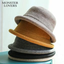 圓頂保暖女冬甜美水貂毛時尚逛街皮草帽子復古百搭彈力瓜皮小圓帽 歷史價格詳細信息