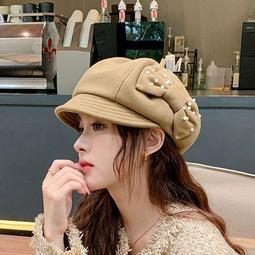 ??貝雷帽女 顯臉小云朵帽 秋冬時尚韓版褶皺帽子 網紅同款百搭韓版八角帽 畫家帽 (滿599元免運) 歷史價格詳細信息