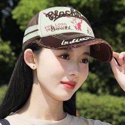 帽子女透氣顯臉小遮陽帽時尚百搭草帽撞色太陽帽大檐防曬漁夫帽夏 歷史價格詳細信息