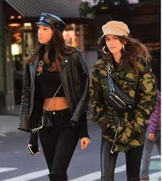 ~皮皮創~極簡百搭真皮軍帽 英倫風復古文藝小羊皮拼接休閒帽百搭個性中性帥氣時尚平頂帽 歷史價格詳細信息