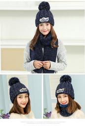 冬季加厚保暖毛絨帽子女韓國百搭大頭圍防寒手工針織帽護耳冷帽男 歷史價格詳細信息