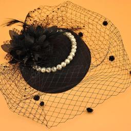 面紗禮帽法式森系復古仙氣花朵新娘頭飾婚紗禮服攝影配飾 歷史價格詳細信息