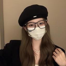 帽子女春秋季新款保暖毛呢格子復古八角帽百搭英倫風報童帽棒球帽 歷史價格詳細信息
