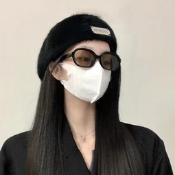 兔毛絨貝雷帽女春秋毛毛帽子白色百搭針織畫家帽秋冬ins 歷史價格詳細信息