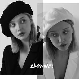 白色貝雷帽女薄款春秋新款ins風花朵刺繡網紗褶皺蓓蕾帽畫家帽子#促銷 #現貨 #可開發票 歷史價格詳細信息