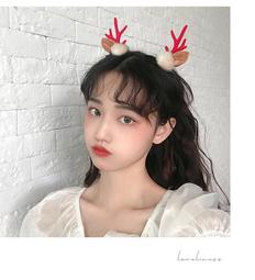 聖誕節 鹿角髮圈 (棕色 帶耳) 鹿角髮夾 麋鹿髮箍 麋鹿 麋鹿角 麋鹿 髮箍 頭飾【A55000301】塔克玩具 歷史價格詳細信息