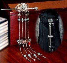 古裝漢服簪子女頭飾古風發飾髮釵超仙步搖流蘇飾品珍珠盤發發簪 歷史價格詳細信息